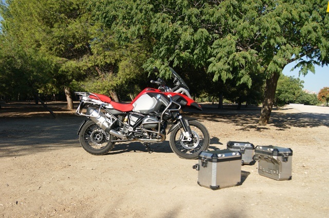 BMW R 1200 GS Adventure Detalle sin maletas dcha