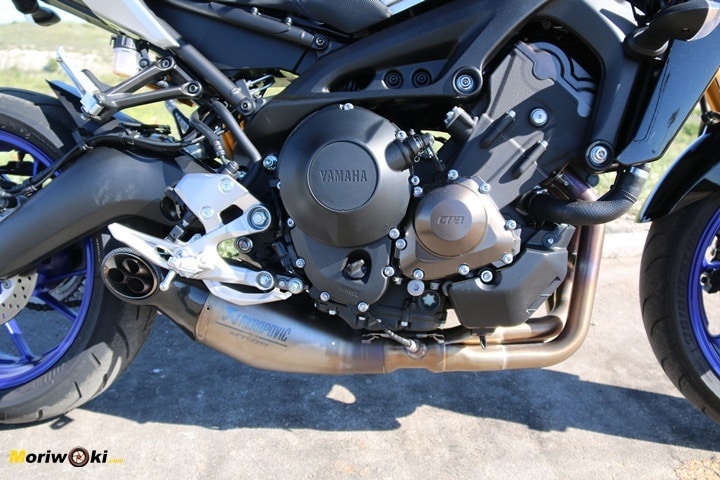 Prueba Yamaha MT-09 SP motor