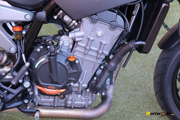 Pruebas KTM 790 Duke motor