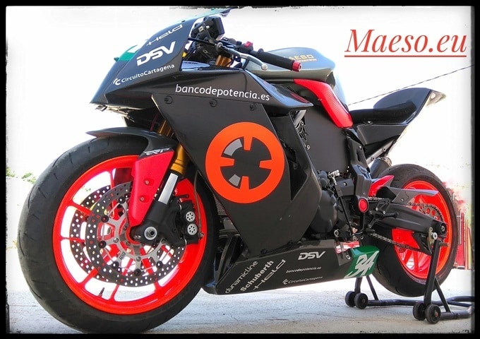 La Yamaha MT07 preparada por Maeso