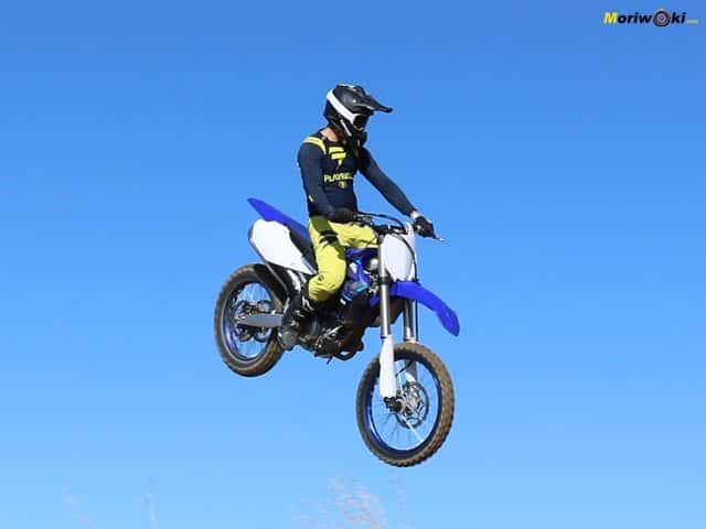 La YZ 450 F en recepcion.