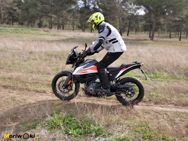 Prueba KTM 390 Adventure. Paso.