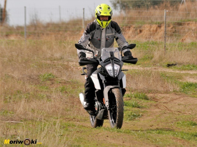 Prueba off road. KTM 390 Adventure.