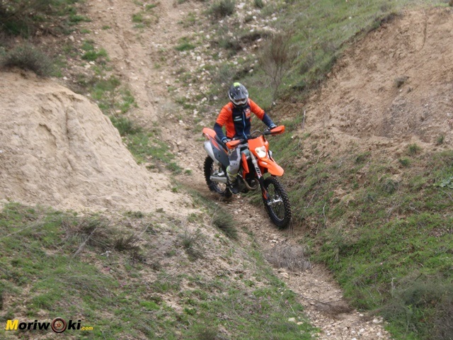 Prueba KTM EXC 250 F Vertiente.