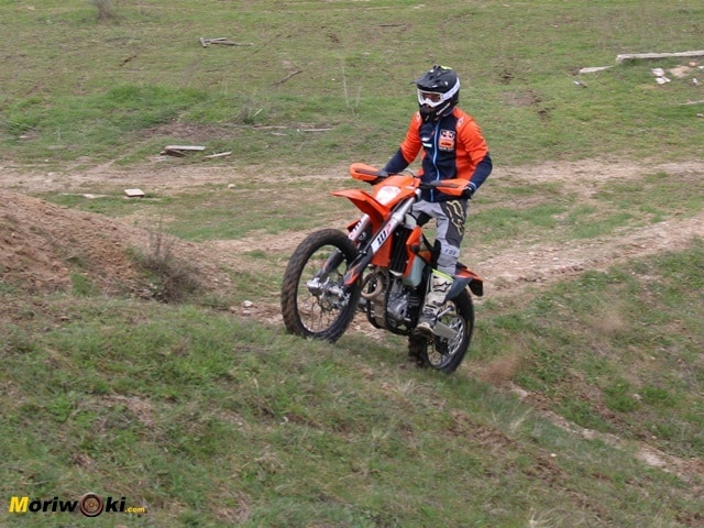 Prueba KTM EXC 250 F compresion.