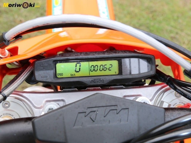 Prueba KTM EXC 250 F reloj.