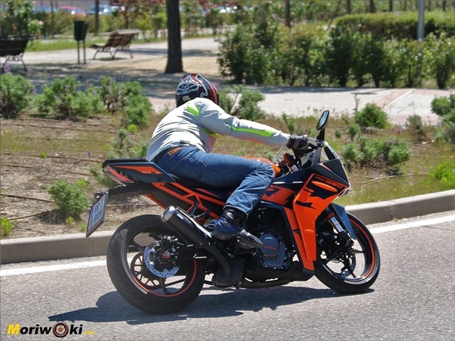 Prueba KTM RC 390 pasada