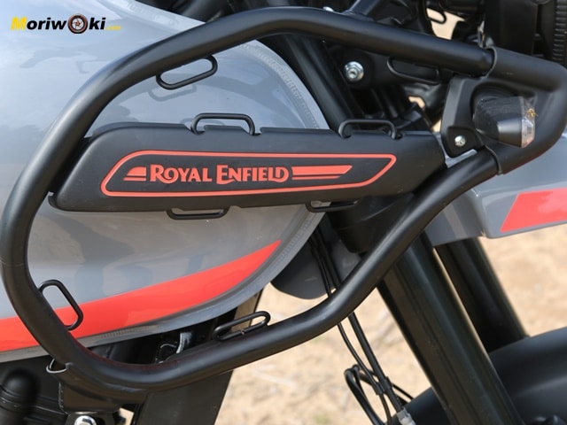 Prueba Royal Enfield Himalayan 450 Defensas